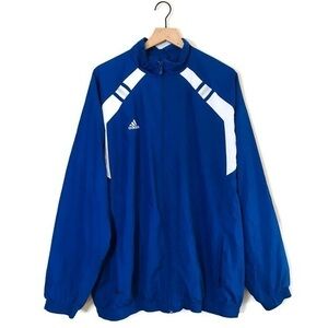 Adidas USA Soccer Collegiate Blue Performance Team Track Jacket Men’s size XL